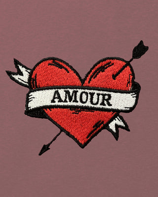 Sweatshirt Oversize Brodé "Amour"