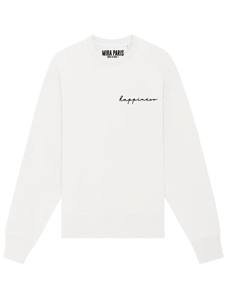 Sweatshirt Classic Brodé "Happiness"