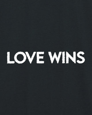 T-shirt Oversize Brodé "Love Wins"