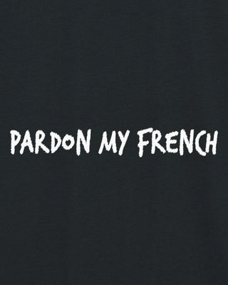 T-shirt Oversize Brodé “Pardon My French"