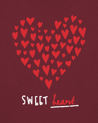 Sweatshirt Classic Brodé "Sweet Heart"