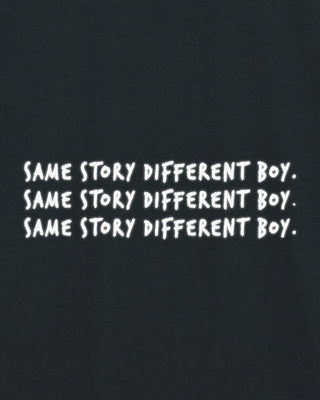 T-shirt Oversize Brodé "Same Story"