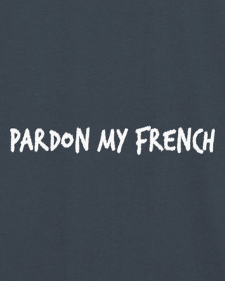 T-shirt Oversize Brodé “Pardon My French"