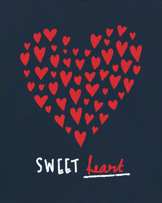 Sweatshirt Classic Brodé "Sweet Heart"