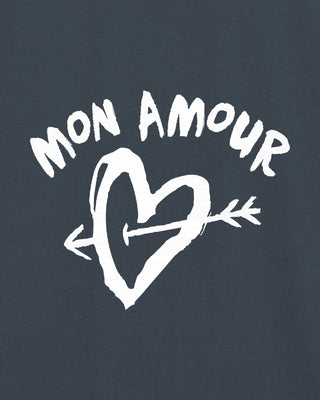 T-shirt Oversize Brodé "Mon Amour"