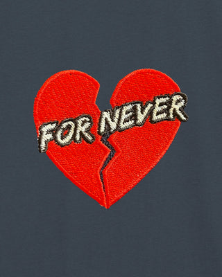 T-shirt Oversize Brodé "For Never"