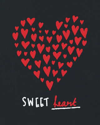 Sweatshirt Classic Brodé "Sweet Heart"