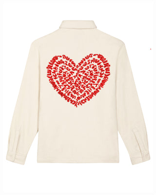 Chemise Oversize Brodée "Corazon"