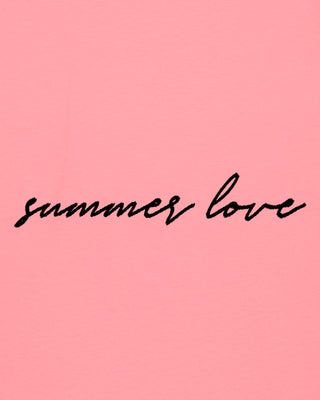 T-shirt Oversize Brodé "Summer Love"