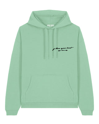 Hoodie Oversize Brodé "Follow Your Heart"