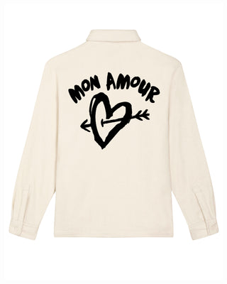 Chemise Oversize Brodée "Mon Amour"