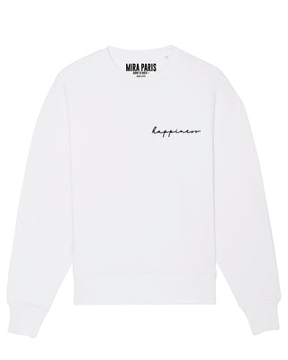 Sweatshirt Classic Brodé "Happiness"