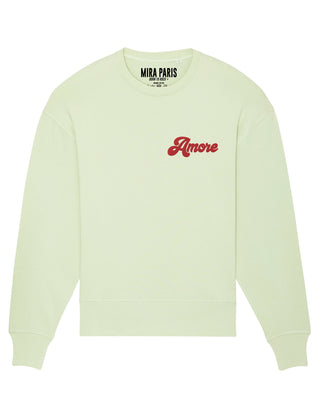 Sweatshirt Oversize Brodé "Amore"