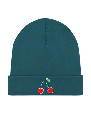 Beanie Classic Brodé "Cerises"