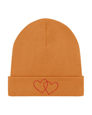 Beanie Classic Brodé "Double Heart"