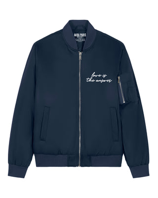 Veste Bomber Brodée "Love Is The Answer"
