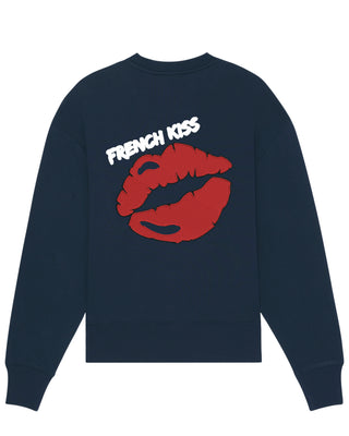 Sweatshirt Oversize Brodé "French Kiss"