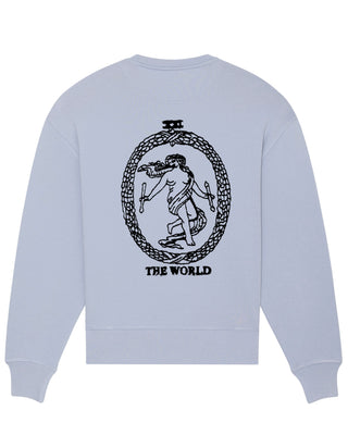 Sweatshirt Oversize Brodé "The world"