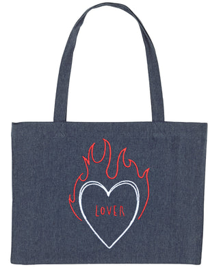 Shopping Bag Brodé "Lover"