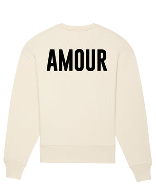 Sweatshirt Oversize Brodé "Amour"