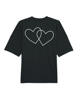 T-shirt Oversize "Double Hearts"