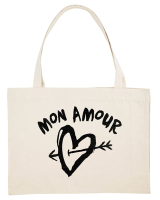 Shopping Bag Brodé "Mon Amour"