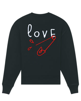 Sweatshirt Oversize Brodé "Love"