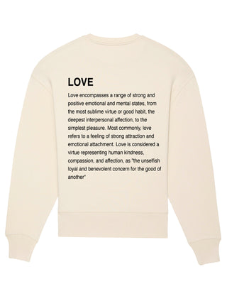 Sweatshirt Classic "Love Definition"