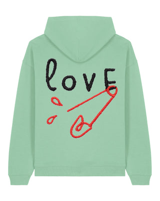 Hoodie Oversize Brodé "Love"