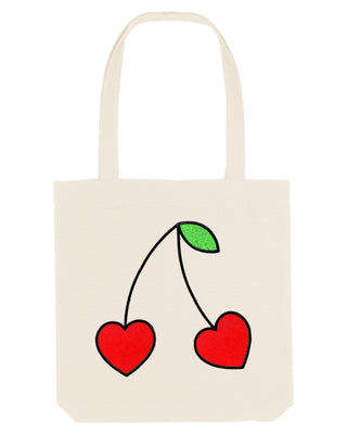 Tote Bag Brodé "Cerises"