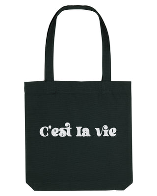 Tote Bag Brodé "C'est La Vie"