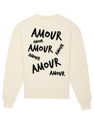 Sweatshirt Oversize Brodé "Amour"