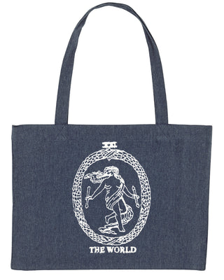 Shopping Bag Brodé "The World"