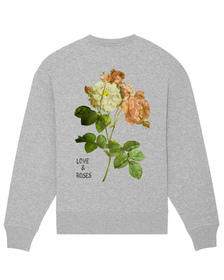 Sweatshirt Oversize "Love & Roses"