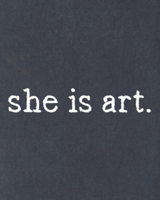 Jogging Brodé "She is Art"
