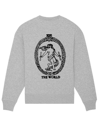 Sweatshirt Oversize Brodé "The world"