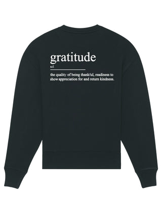 Sweatshirt Oversize Brodé "Gratitude"