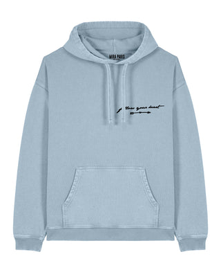 Hoodie Oversize Brodé "Follow Your Heart"