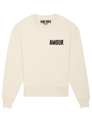 Sweatshirt Classic Brodé "Amour"