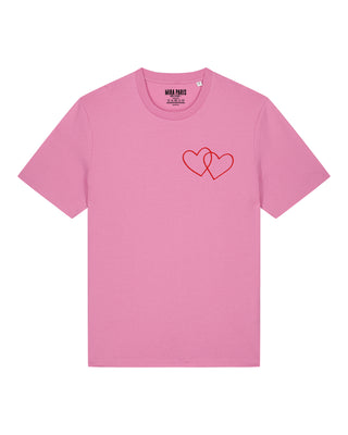 T-shirt Classic Brodé "Double Hearts"