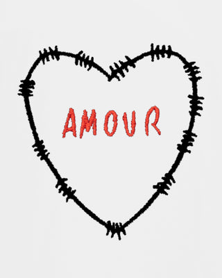 T-shirt Oversize Brodé "Amour"