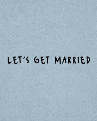 T-shirt Classic Brodé "Let's Get Married"