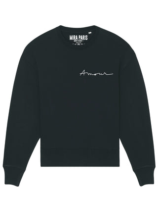 Sweatshirt Oversize Brodé "Amour"