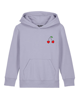 Hoodie Kids Brodé "Cerises"