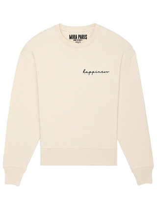 Sweatshirt Classic Brodé "Happiness"