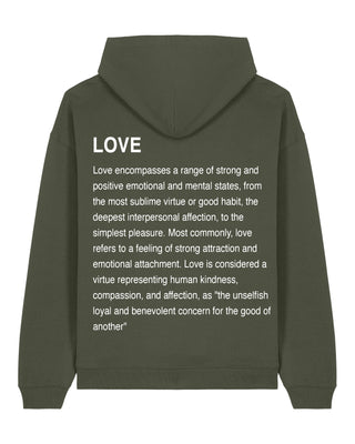 Hoodie Oversize "Love Definition"