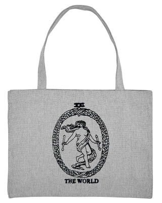 Shopping Bag Brodé "The World"