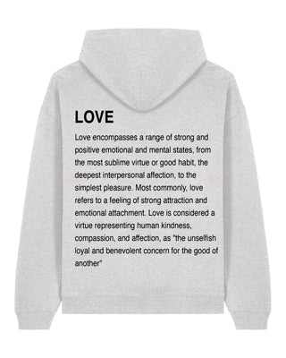 Hoodie Oversize "Love Definition"