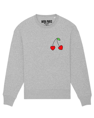 Sweatshirt Classic Brodé "Cerises"