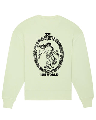 Sweatshirt Oversize Brodé "The world"